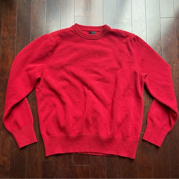 J. Crew Other - J.Crew Red Lambs wool sweater size XL